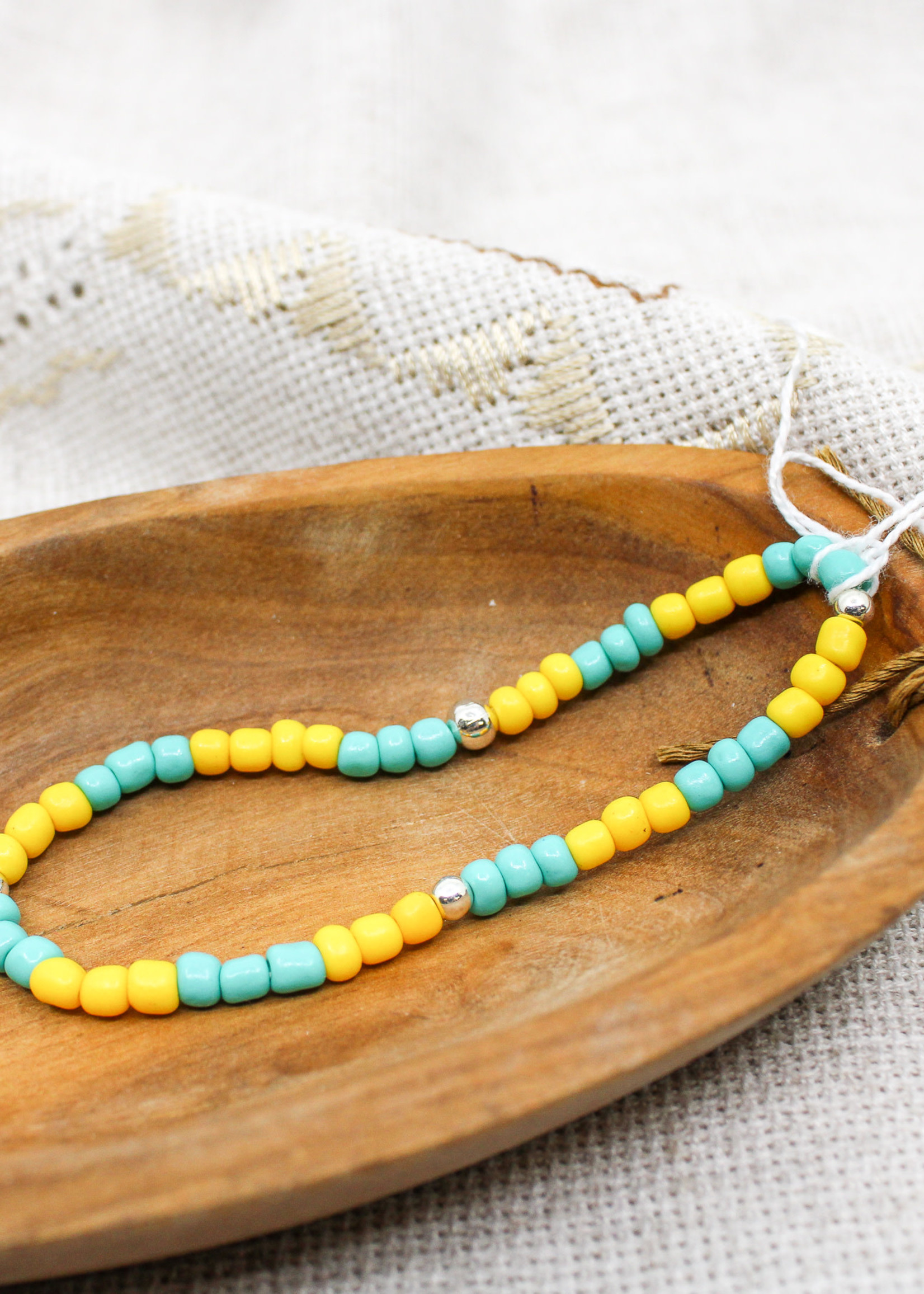 ACCESSORIES  -  Blue/Yellow Bracelet