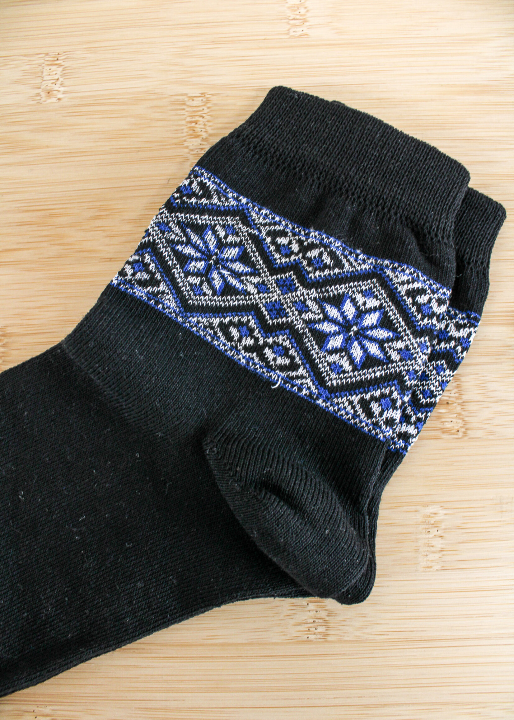 APPAREL- Socks (M) Black Milena, size 27-29