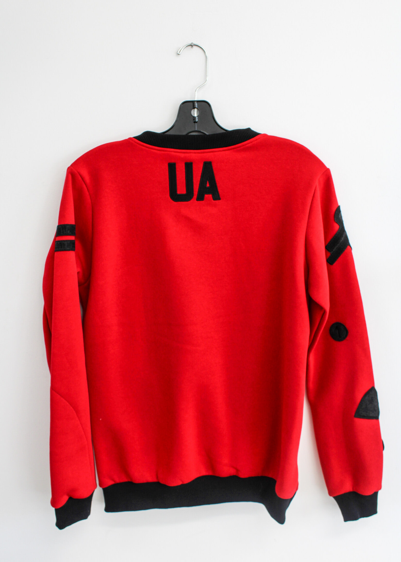 SWEATSHIRT - (W) Red, "Aviatsiya Halychyny", size M