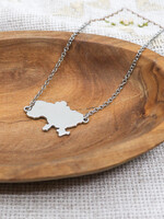 ACCESSORIES - Bracelet  Map of Ukraine Silver