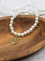ACCESSORIES - Necklace Pearl with Tryzub