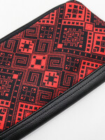 ACCESSORIES - Zip Cosmetics Bag , Printed Embroidery