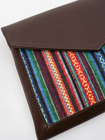 ACCESSORIES - (W) Flap Clutch Handbag/Shoulder Brown Embroidered bag from  Presentville/tm Ukraine