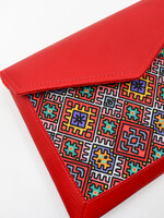 ACCESSORIES - (W) Flap Clutch Handbag/Shoulder Red Embroidered bag from  Presentville/tm Ukraine
