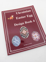 BOOK - Ukrainian Easter Egg Design Book #4 ,  by Natalie Perchyshyn, 24 steps by steps Designs
