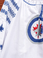 None APPAREL (W) - Winnipeg Jets Women's Vyshyvanka Embroidered Shirt (hand embroidery)