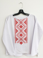 APPAREL -SWEATSHIRT - (W) White with Red embroidery