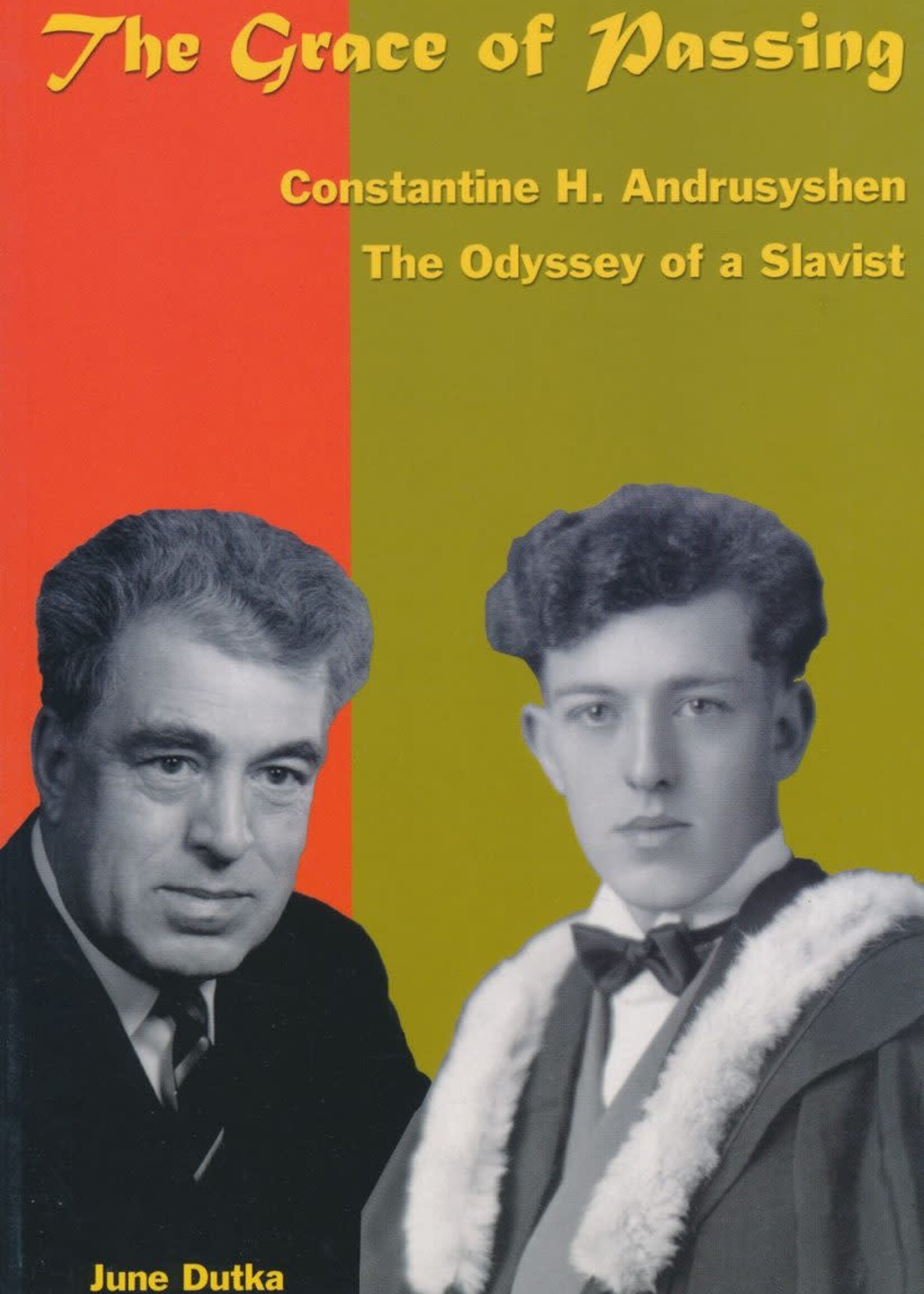 None BOOK - The Grace of Passing by H. Andrusyshen