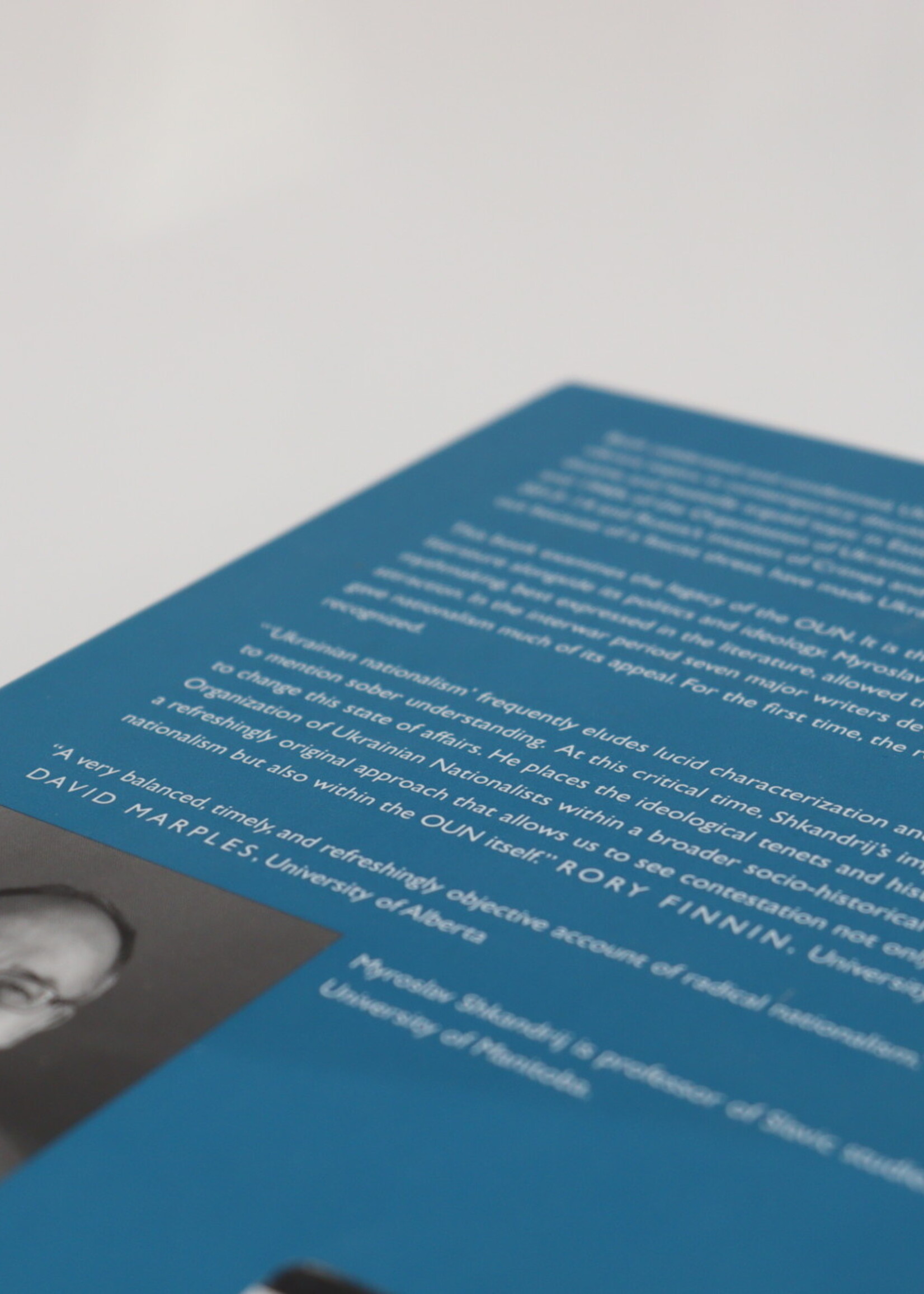 None BOOK - Ukrainian Nationalism by Myroslav Shkandrij
