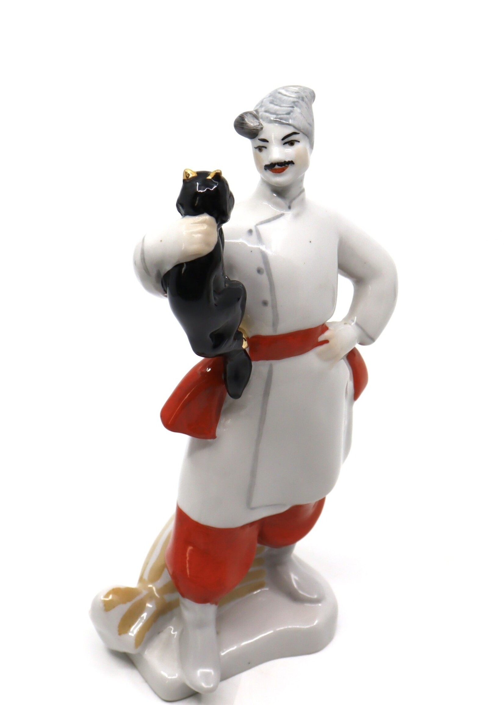 HOME - Porcelain Legacy of Folk Art "Vakula & Satan " characters from M. Gogol  Evenings on a Farm Near Dykanka / Kyiv/ Shoft excusive
