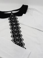 KIDS -  Girl's T-shirt,  Lace, long- sleeve