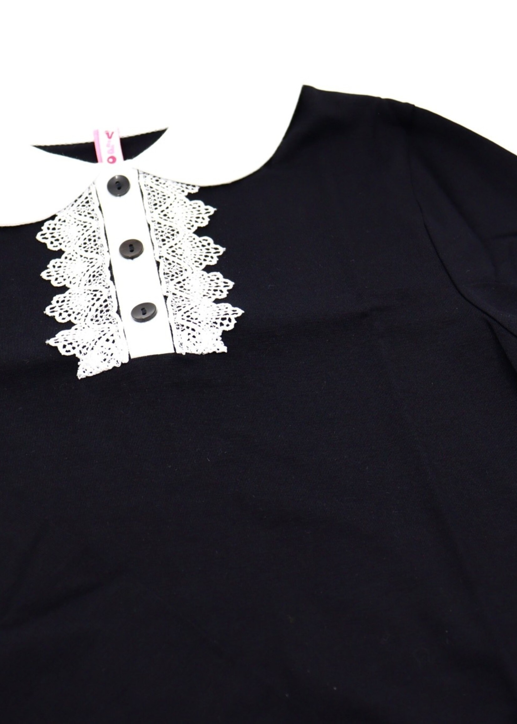 KIDS -  Girl's T-shirt,  Lace, long- sleeve