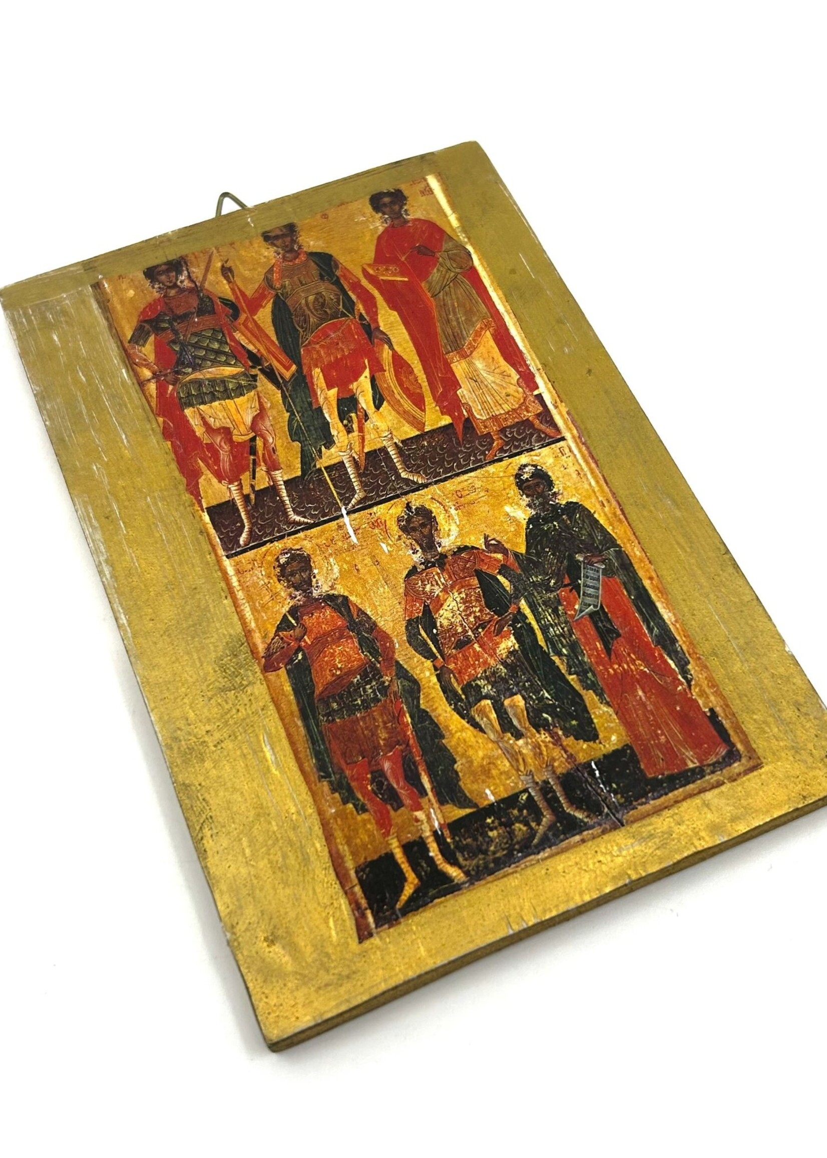 ART - Six Saints by Byzantine Museum 4x6"