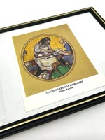 ART - Teaching Ukrainian Embroidery by William Kurelek, framed print