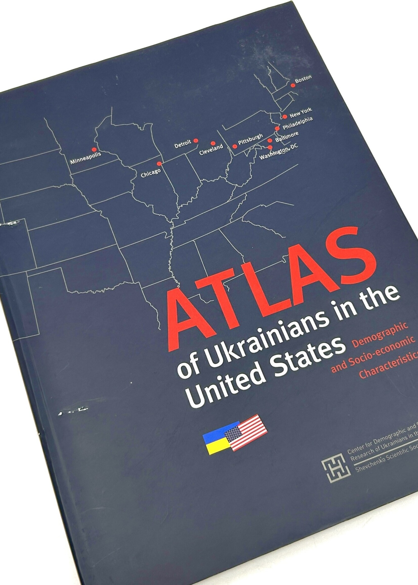BOOK - Atlas of Ukrainian in the United State, demographic and socio-econmic research, by Oleh Wolowyna