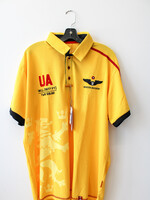 APPAREL - (M) POLO - Yellow, "UA", Short Sleeve