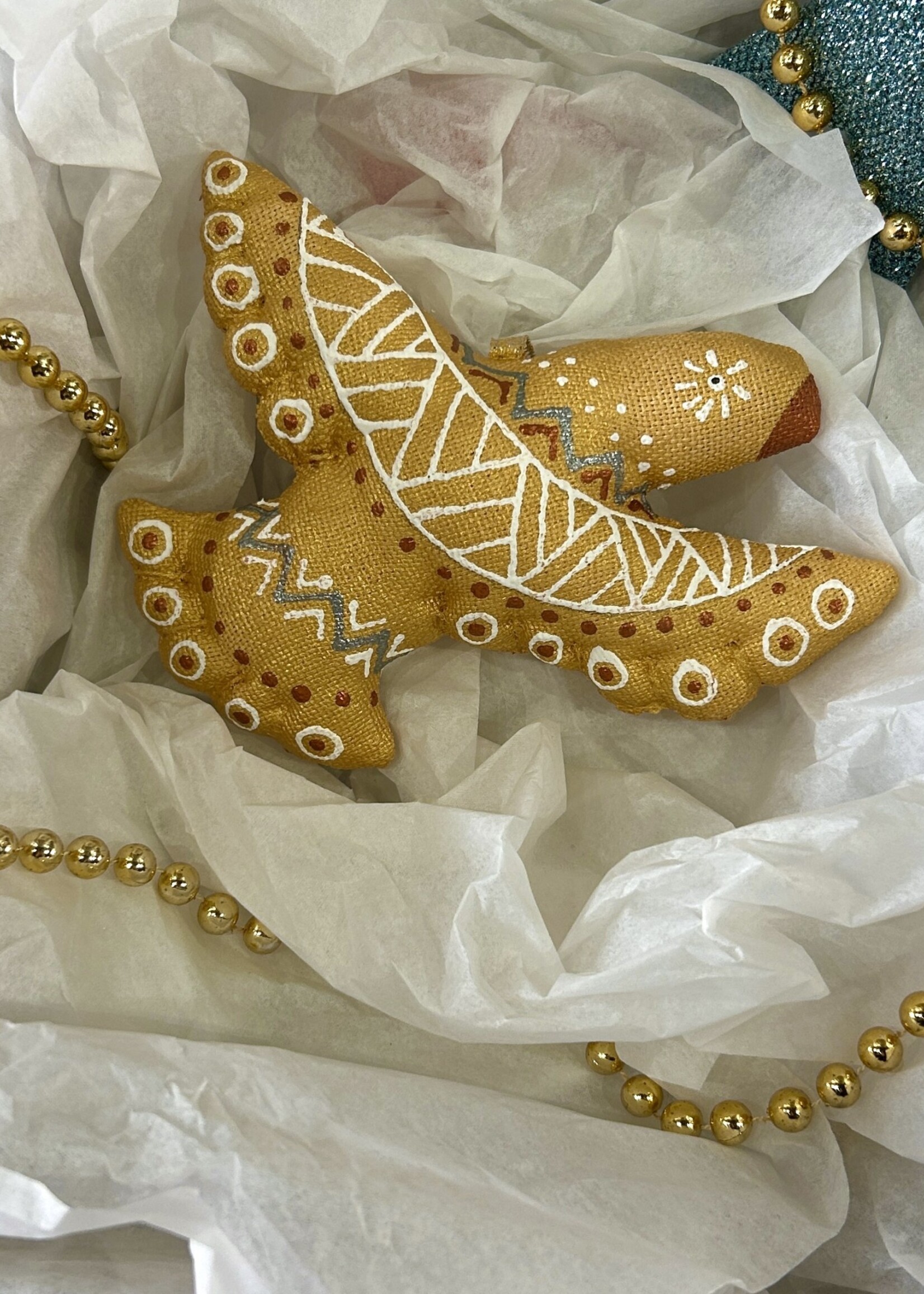 HOME - Koza Dereza Ornament, Gold Collection, Textile , Hand-painted, Hand-made