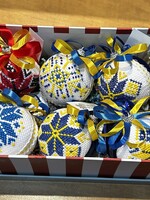 HOME - Christmas Ornaments Embroidered CrossStitching