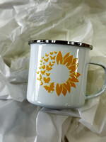 HOME - Camping Mug 12 oz, Sunflower