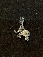 JEWELRY - Silver Charm Sparkly Elephant