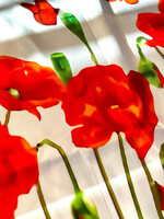 HOME - Tablecoth Festive Poppies 55.11x70.86"