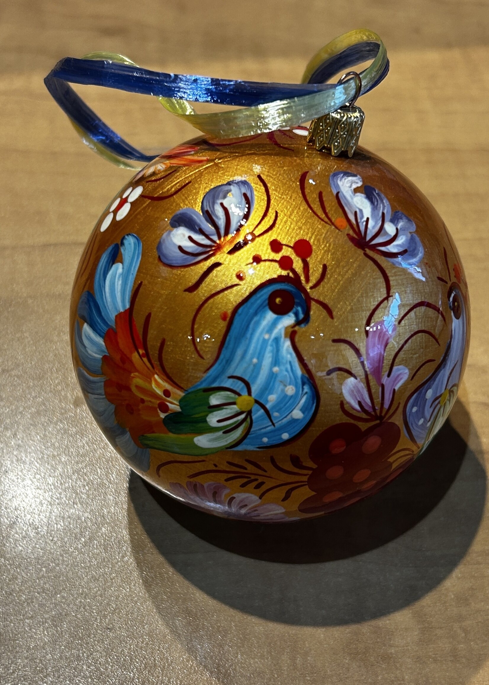 HOME - Decor -Petrykivka  Christmas Ornament Ball
