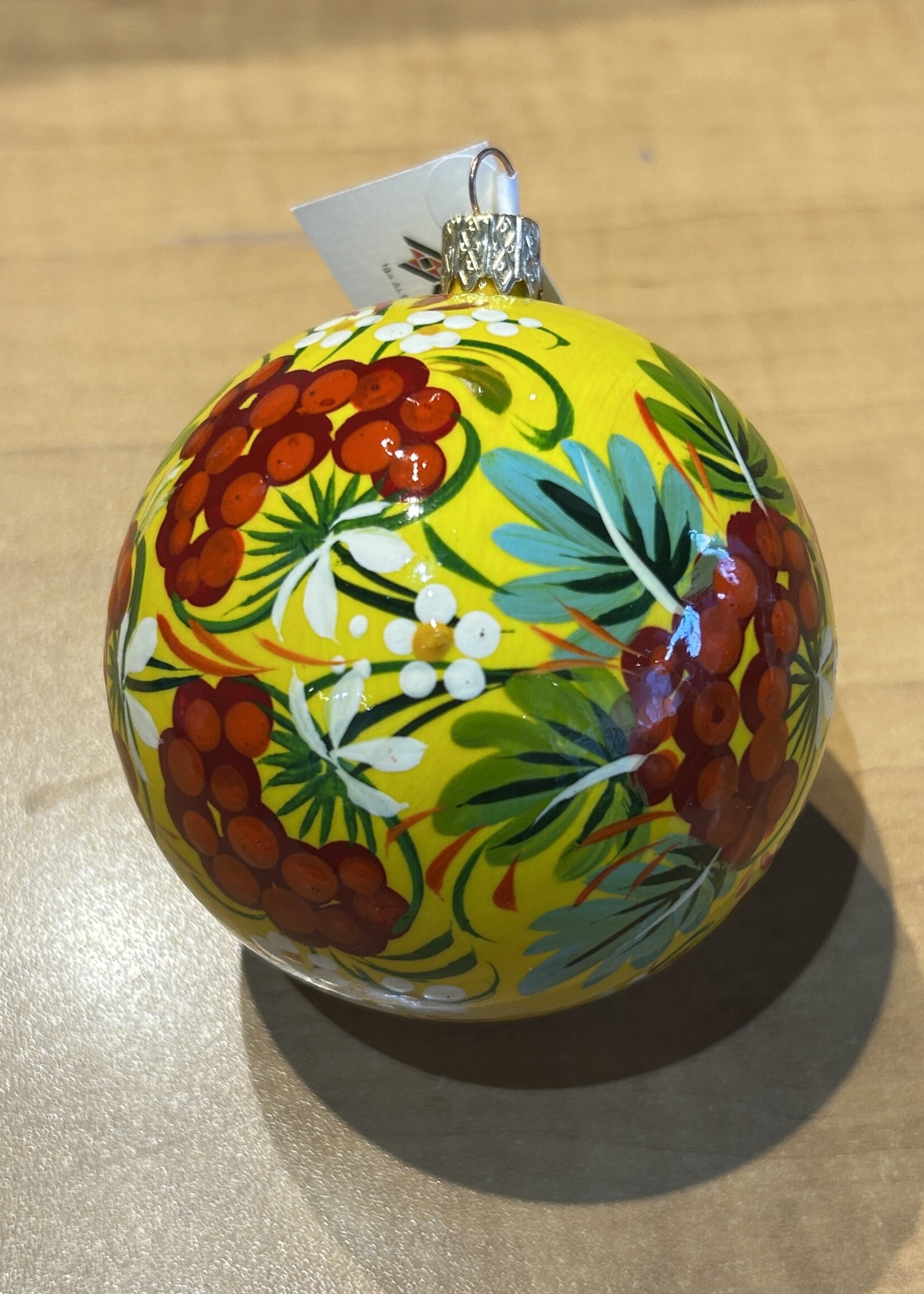 HOME - Decor -Petrykivka  Christmas Ornament Ball