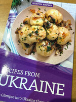 BOOK - Recipes from UKRAINE by Hestor Brown/ Take a glimce into Ukraine through their food