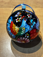 HOME - Decor -Petrykivka  Christmas Ornament Ball Big 4.5"