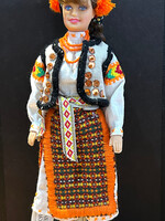 KIDS  -  Doll,  Handmade Ukrainian Hutsul costume