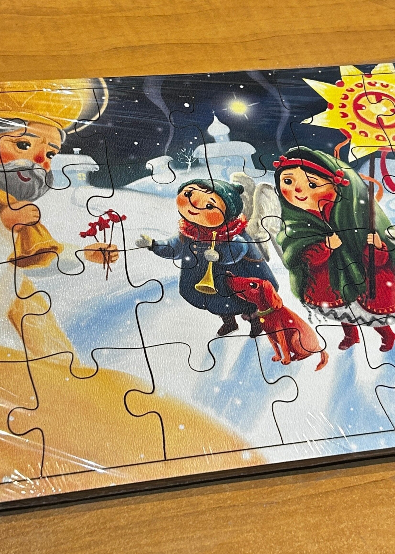 KIDs  - Ukrainian Puzzles, Kids, Saint Nicholas,  made in Ukraine, 24