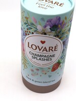 FOOD - Tea LOVARE Champagne  Splashes, all  natural ingredients, black & green tea blend, 80 gr, Ukraine