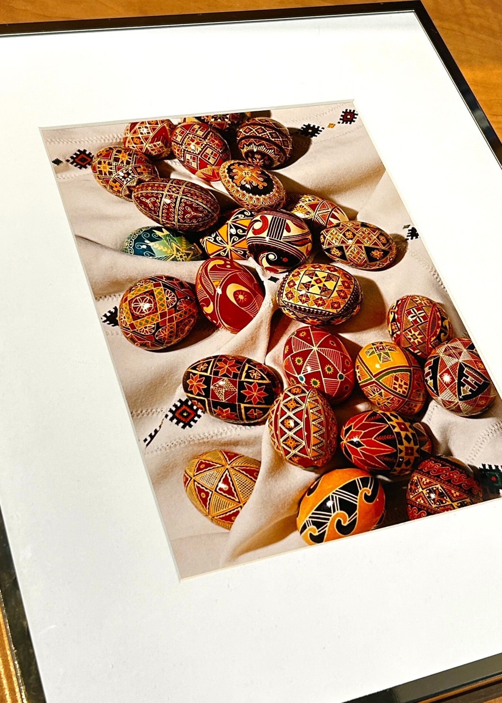 HOME - Photo Frames gold, "Pysanky , Easter Eggs"