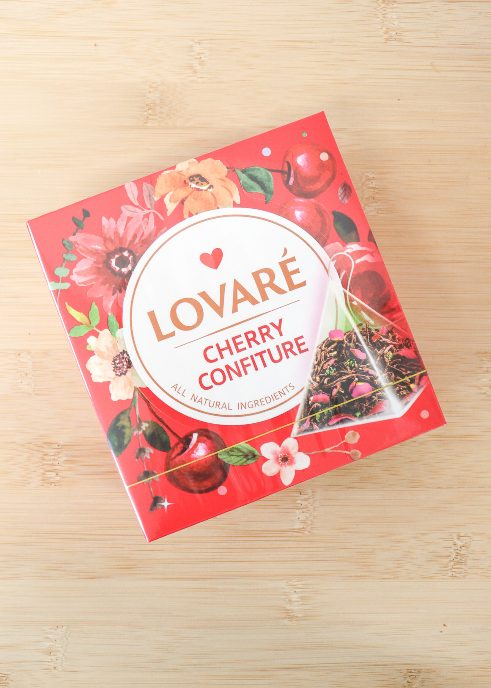 FOOD - Tea LOVARE Cherry Confiture / 15x2g Ukraine