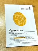PYSANKA - Dye Yukon Gold #13
