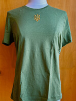 APPAREL - T-shirts (W) Zelensky Style with Embroidered Tryzub