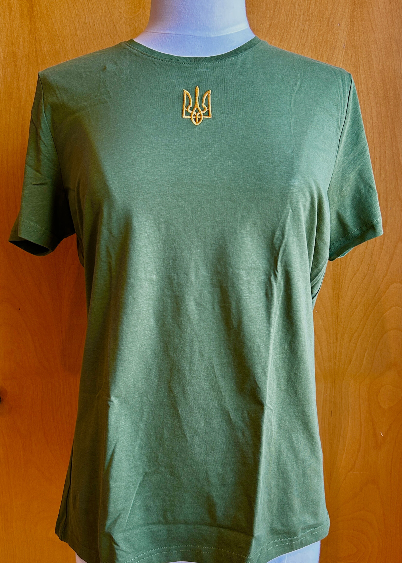 APPAREL - T-shirts (W) Zelensky Style with Embroidered Tryzub