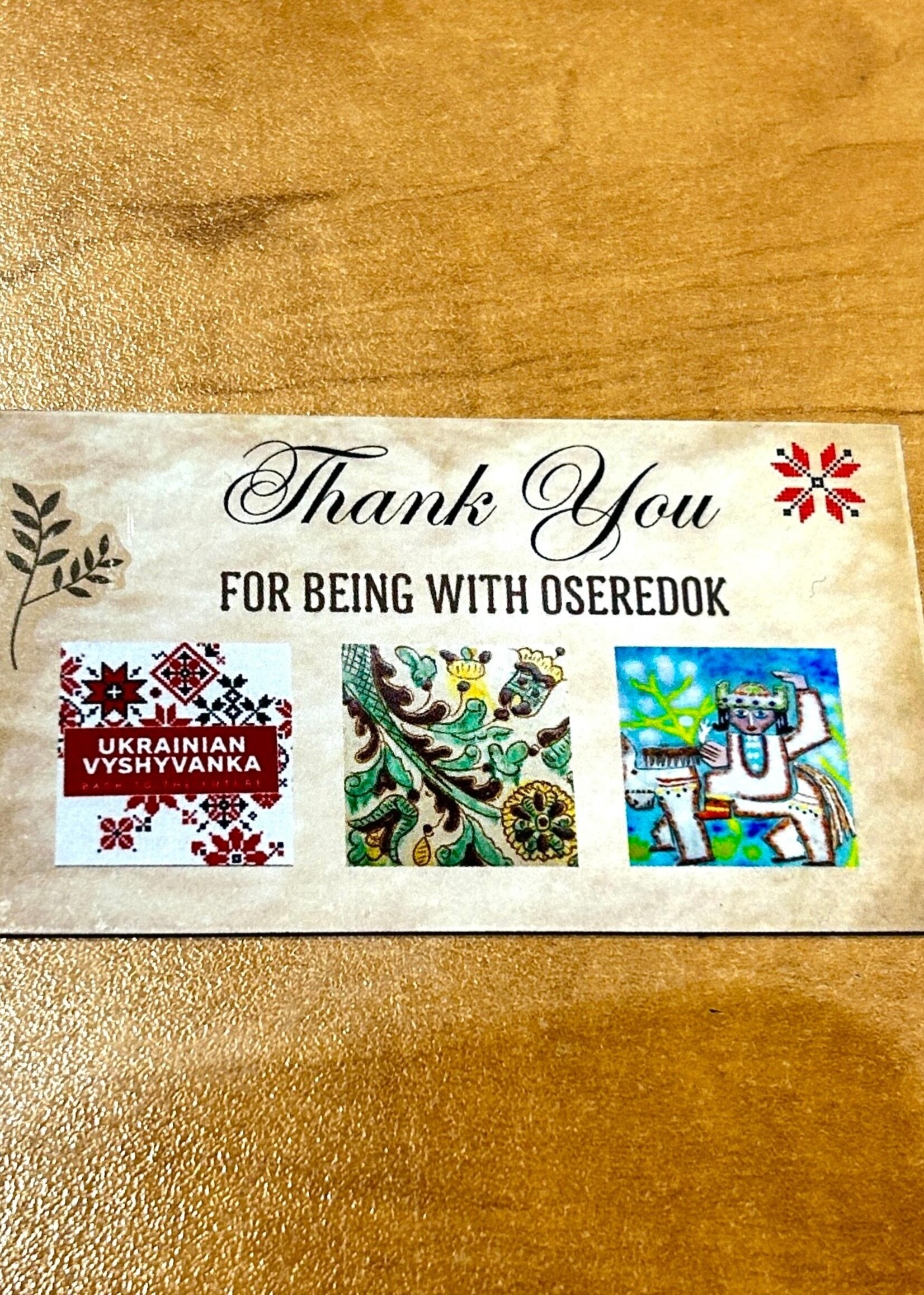 HOME - Magnet Thank you for Being with Oseredok
