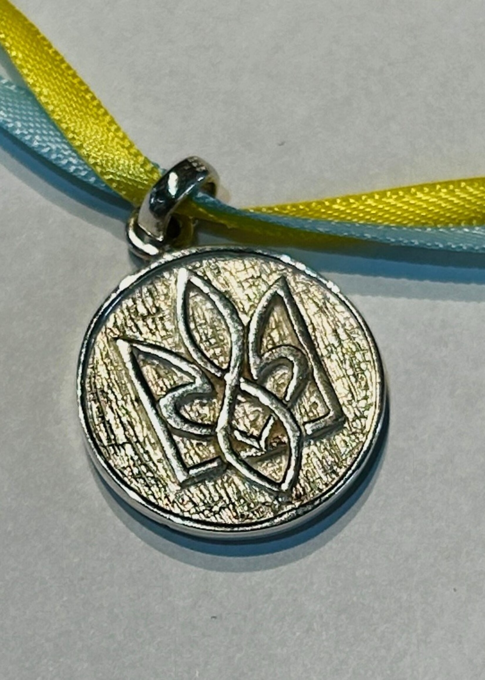 JEWELRY - Pendant Sunflower/  Tryzub Sterling Silver