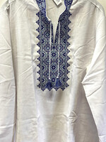 APPAREL - Men's Vyshyvanka 2XL, White with Embroidery