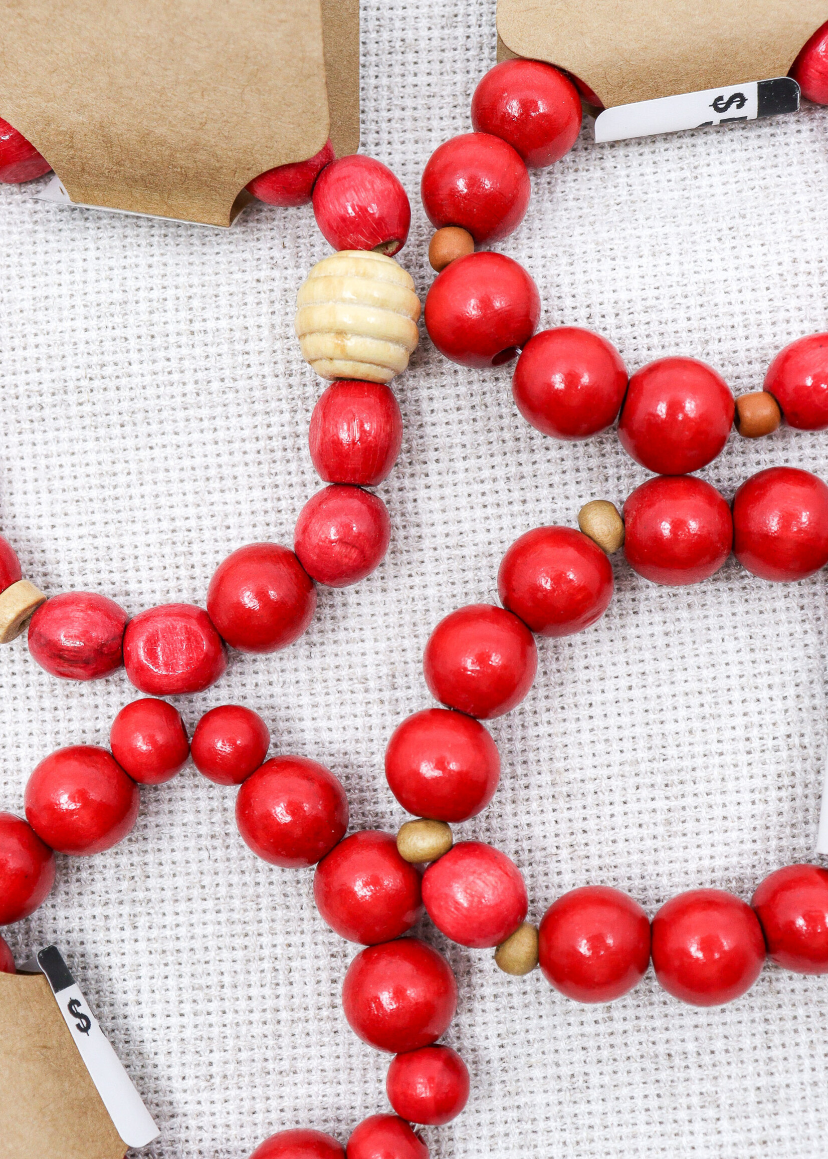 ACCESSORIES - Red Wooden Bracelets