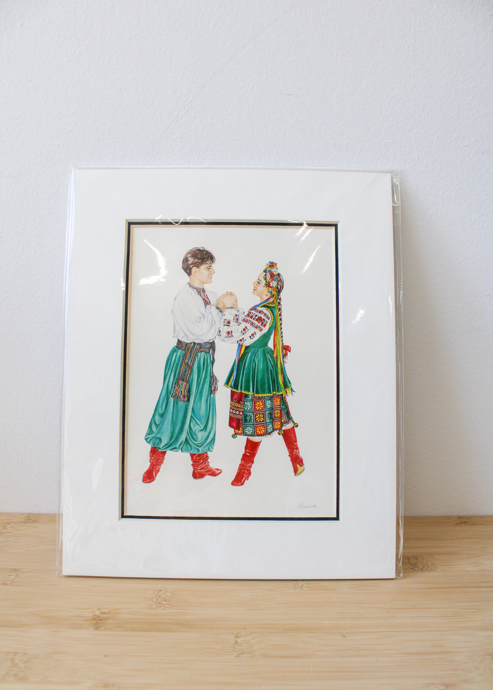 Martha Cooper PRINT -  small ,  Costume  Central Ukraine  II, Ukrainian Dancer by Alexandra Polujan