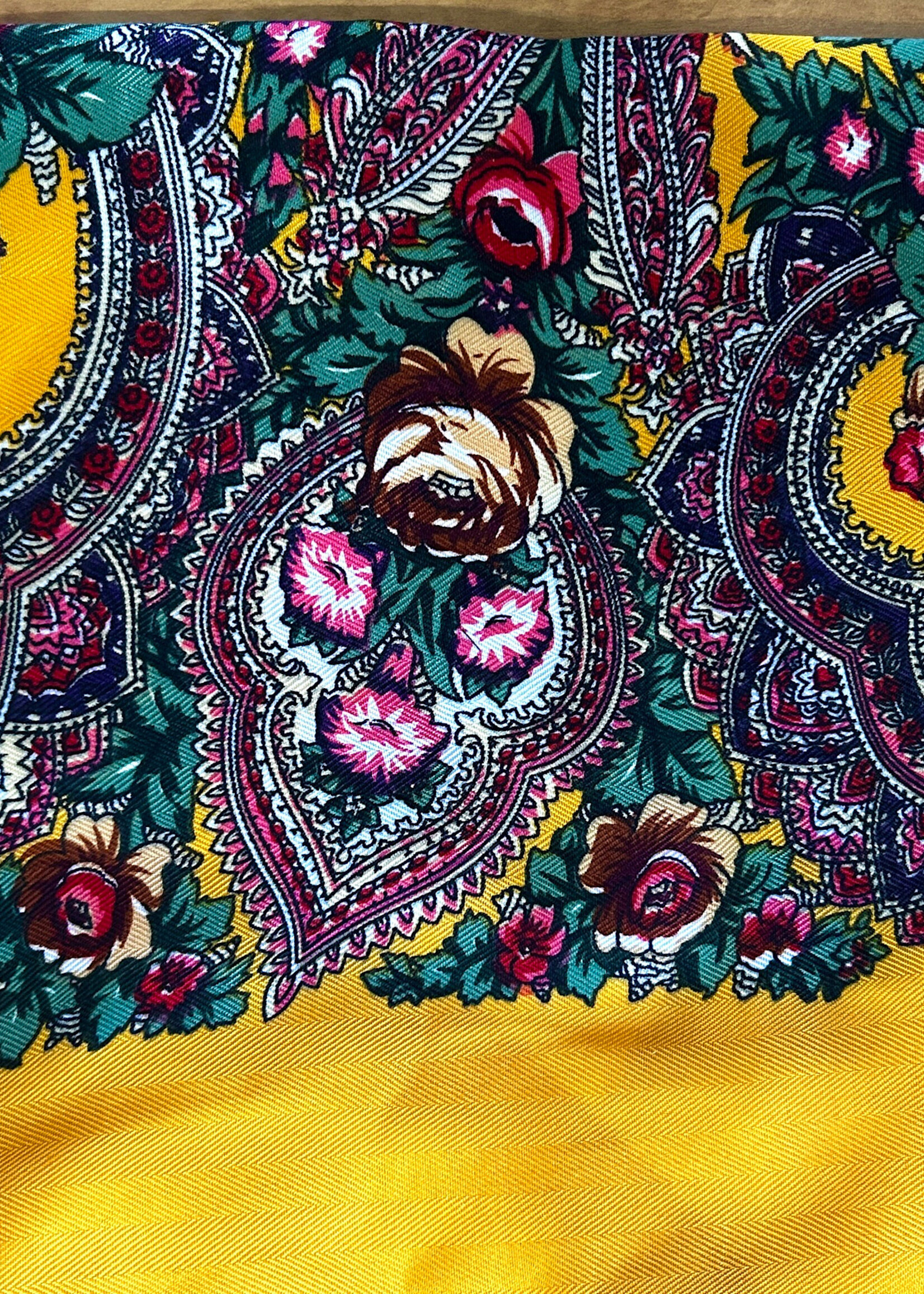ACCESSORIES - Scarf Ukrainian Hustka, Turmeric 43x43'