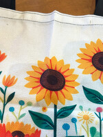 ACCESSORIES - Tote Bag, Wild Flowers, 16 x14", Linen style fabric