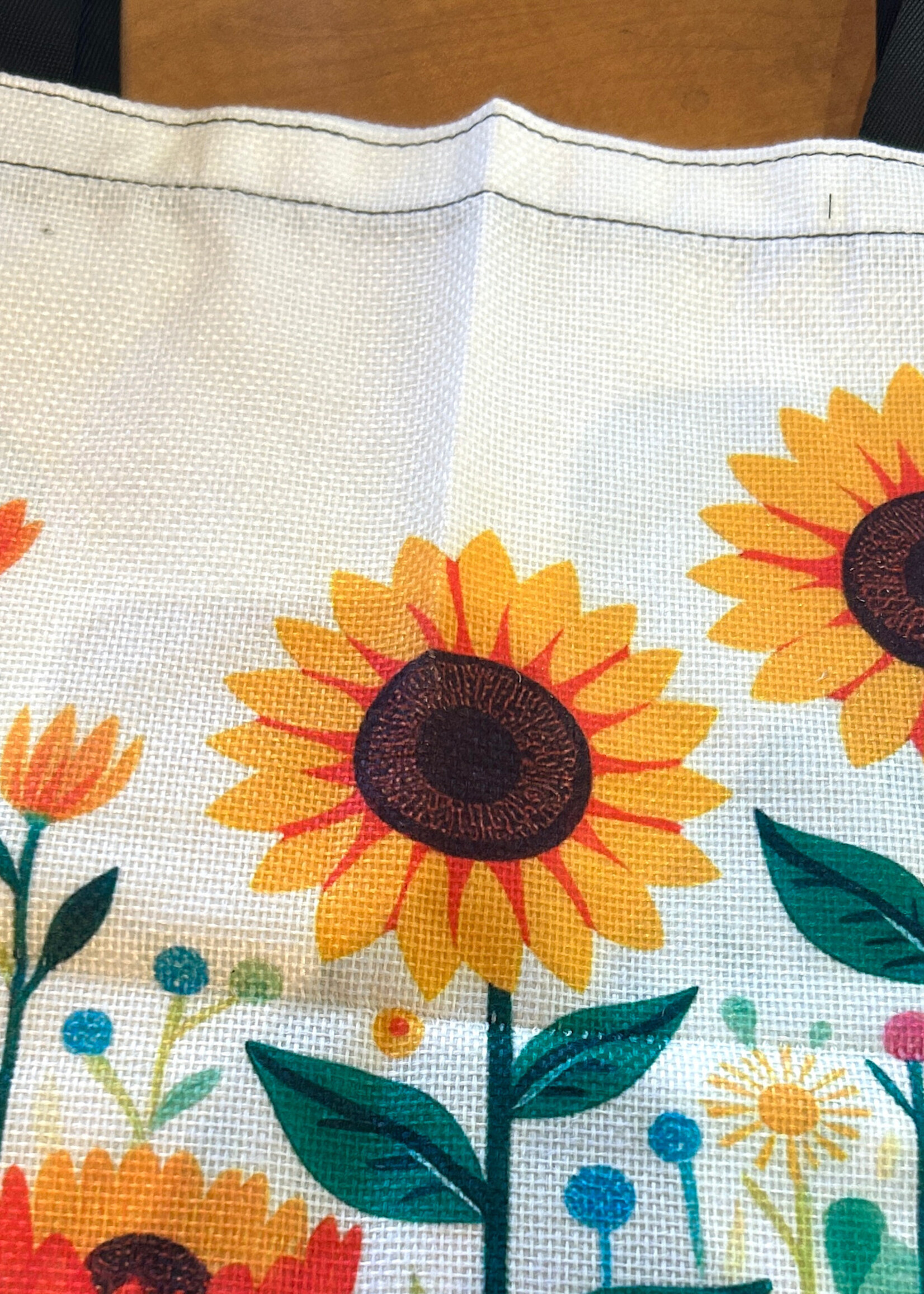 ACCESSORIES - Tote Bag, Wild Flowers, 16 x14", Linen style fabric