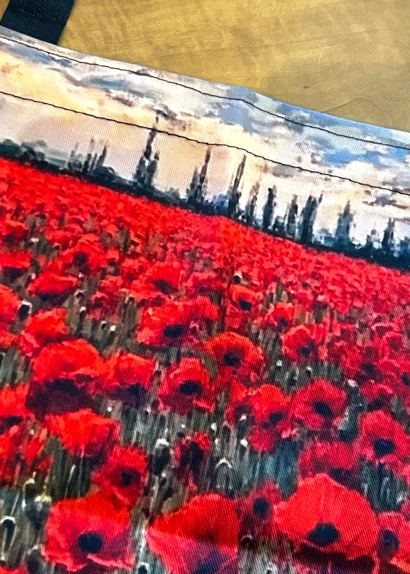 ACCESSORIES - Tote Bag, big 13x15' Poppies Field