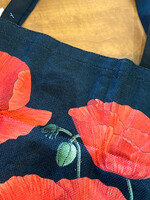 ACCESSORIES - Tote Bag, big 15x14", Linen style  fabric