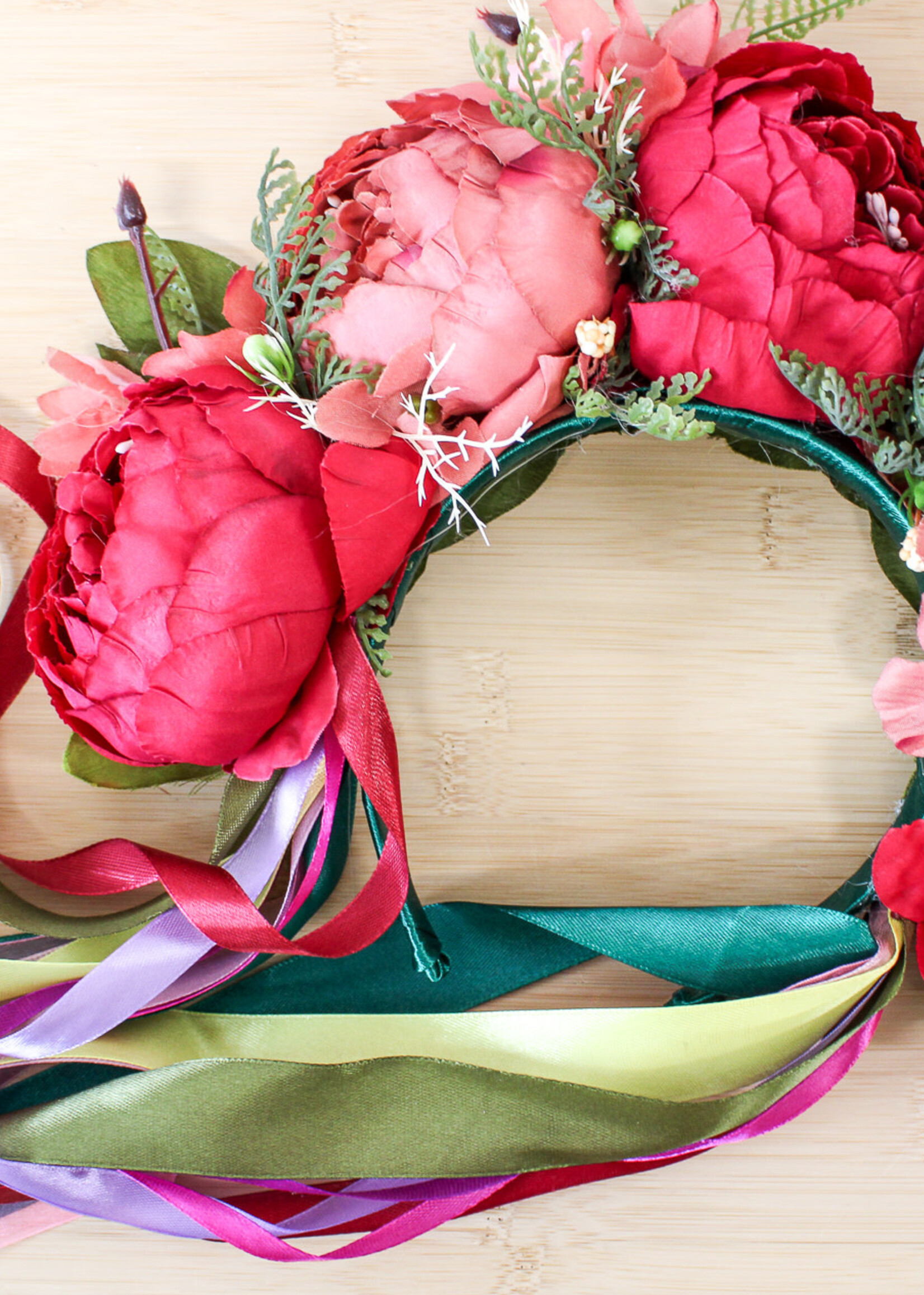 WREATH - Vinok /Ukrainian Folk Headband with Ribbons