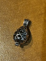 PYSANKA - Pendant Silversteel  in shape of Easter Egg