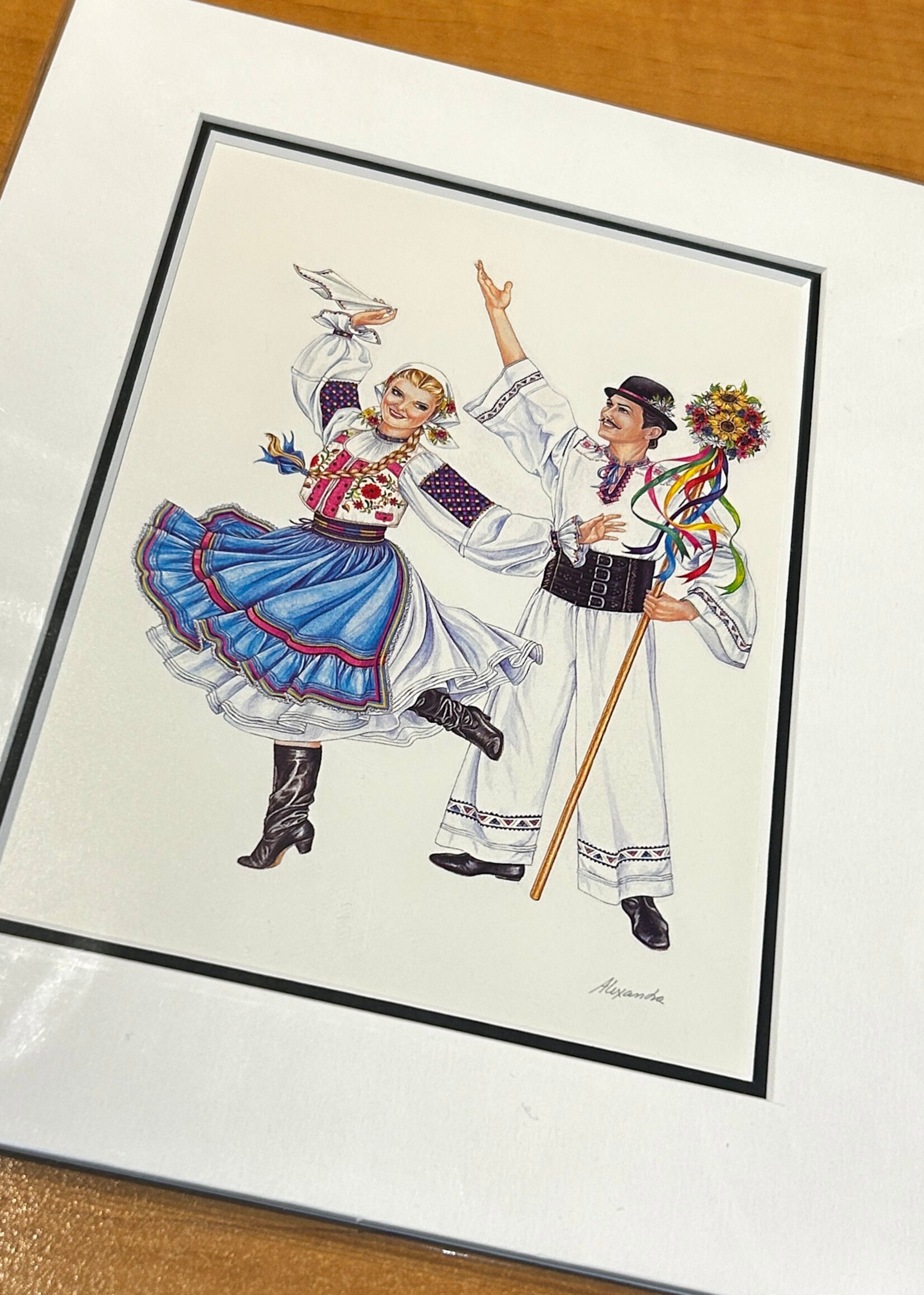 PRINT -  small , Ukrainian Dancers, New Soul- Old Roots  by Alexandra Polujan